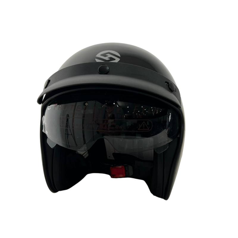 Capacete modelo HS391 com pala e viseira Disponível em (Branco /Preto /Preto mate) tamanhos XS / S / M / XL / XL / XXL image 8