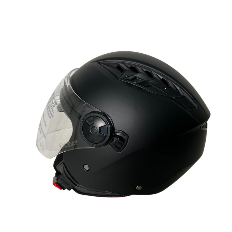 Capacete modelo HS399 com pala e viseira Disponível em (Brao /Preto /Preto mate) tamanhos XS / S / M / XL / XL / XXL image 6