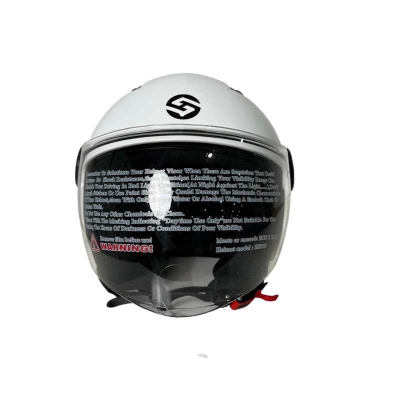 Capacete modelo HS399 com pala e viseira Disponível em (Brao /Preto /Preto mate) tamanhos XS / S / M / XL / XL / XXL image 8